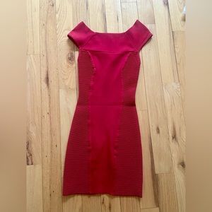 Red Bebe Bondage Dress Great Condition Size Small